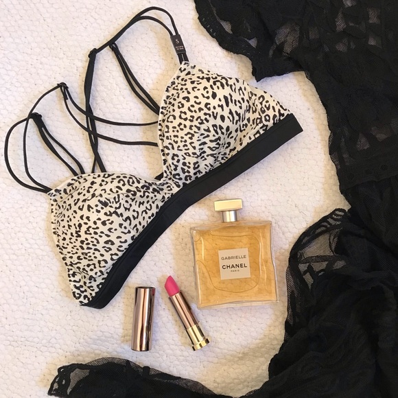 VICTORIA’S SECRET Leopard Print Bralette Small New